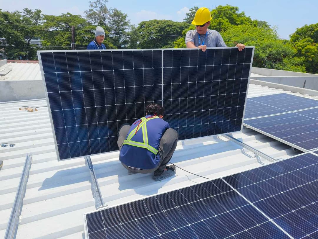 Solar Installation Team