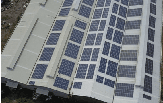 On grid Solar PV Roof Mount Installation