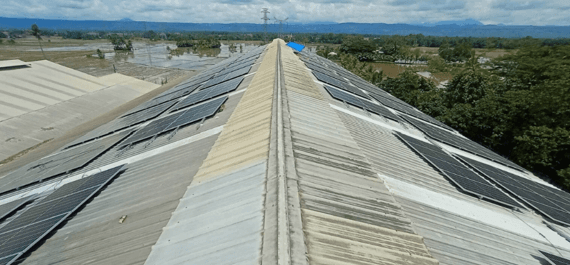 Industrial Rooftop Solar Installation